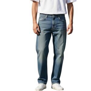 Vintage Wrangler Hero Originals Men's Jeans, Medium Blue, Size 36 x 34